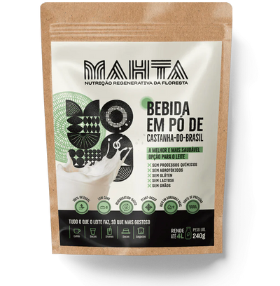 Assinatura de Leite em Pó de Castanha-do-Brasil (240g)
