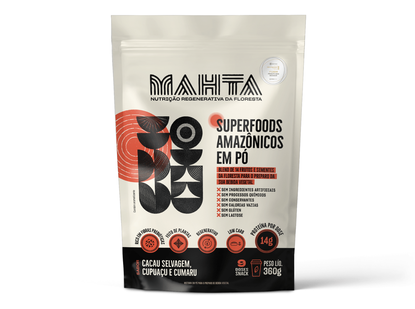 Shake de Superfoods Amazônicos - Cacau 360g [BF]